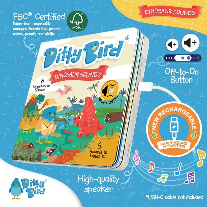 Ditty bird | dinosaur sounds