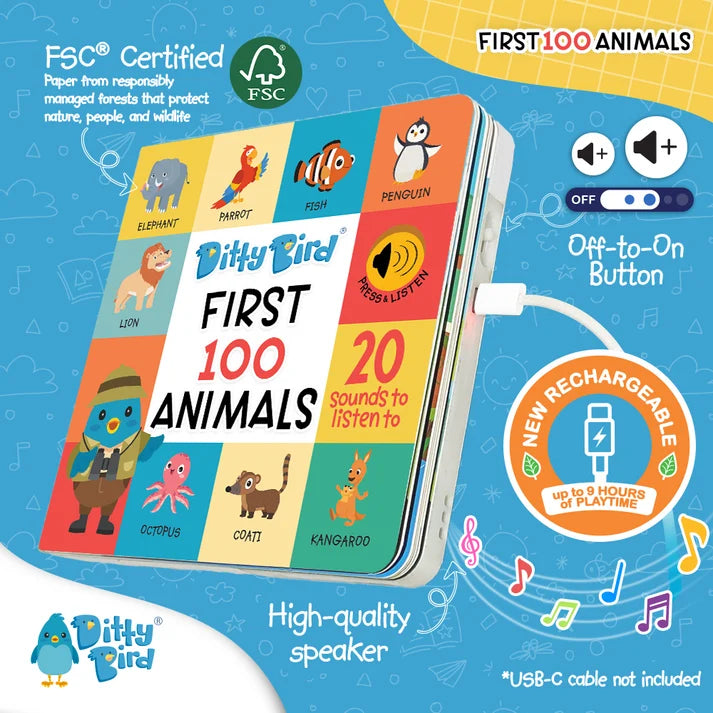 Ditty bird | first 100 animals