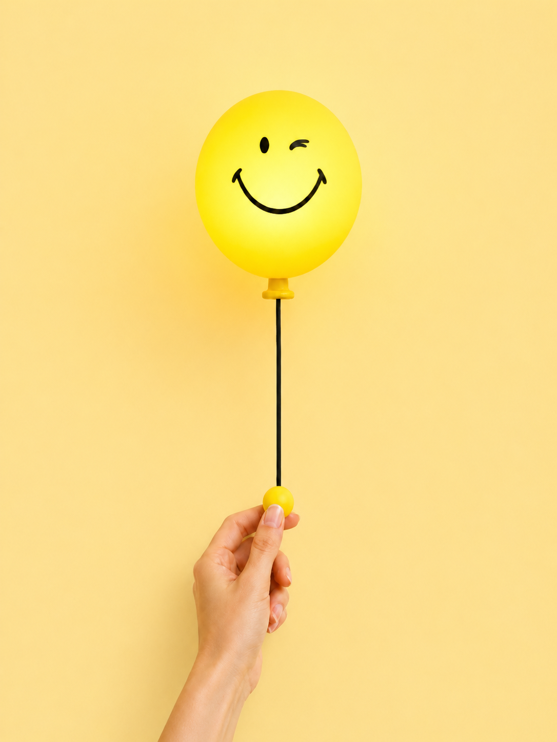 MOB | bubbly light yellow smiley world