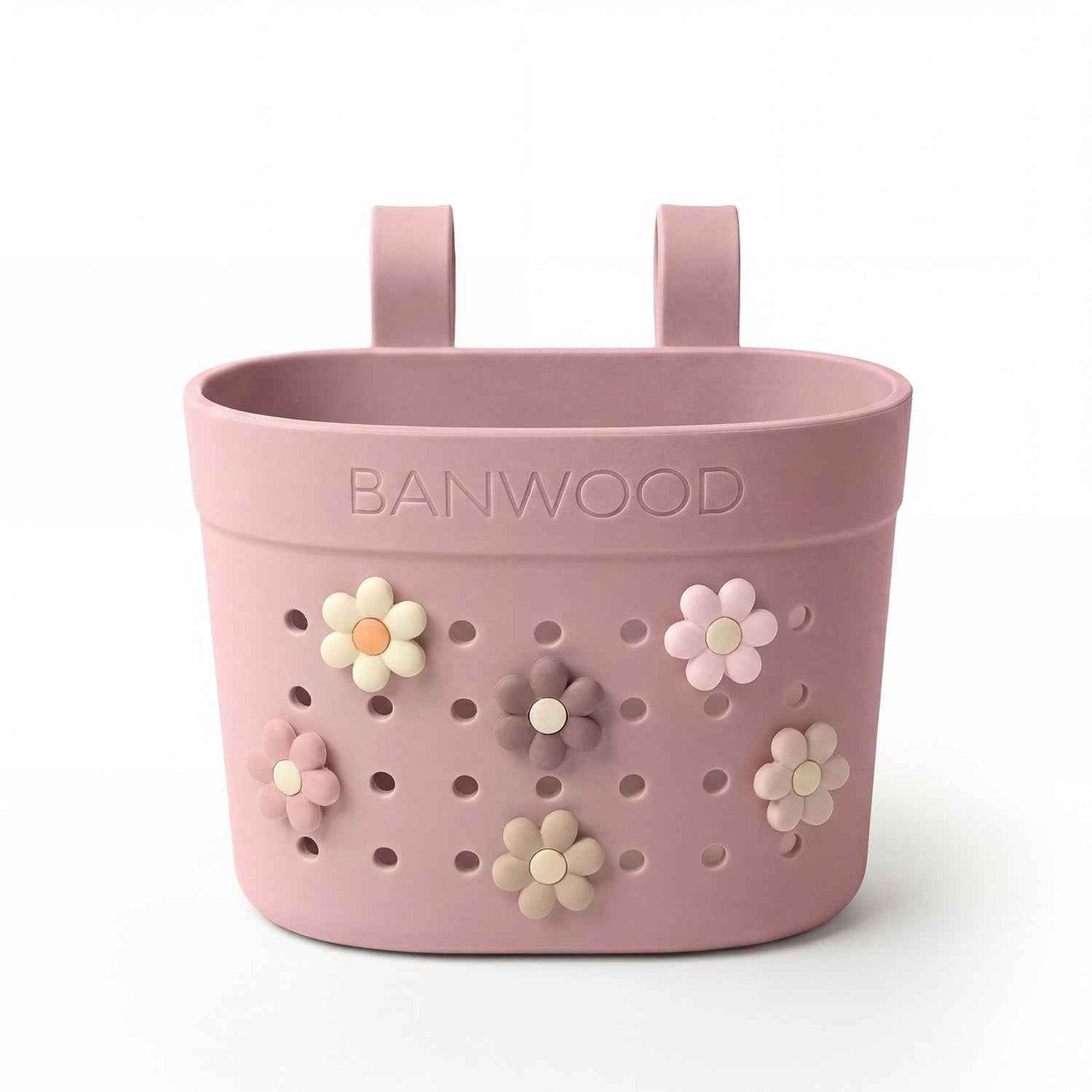 Banwood | fietsenmand pin & ride dustyrose