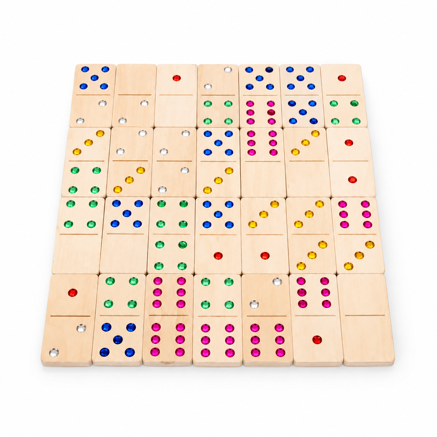 Tickit | houten edelsteen domino