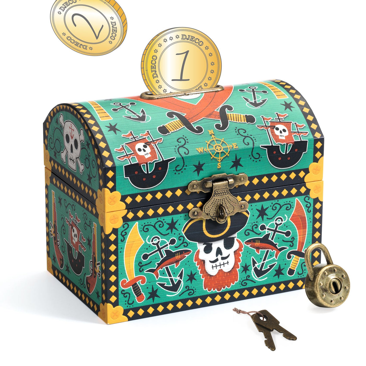 Djeco | spaarpot pirate birds