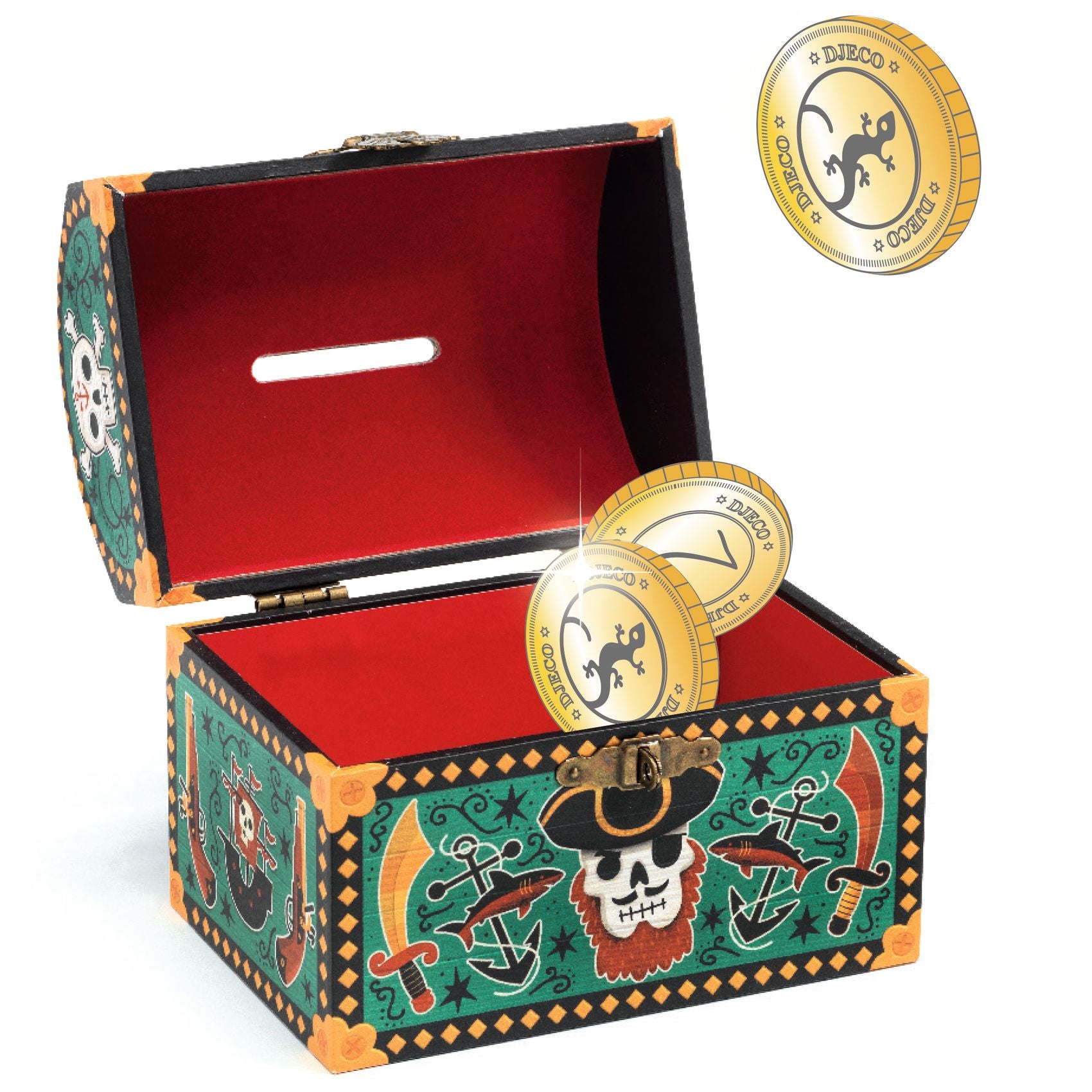 Djeco | spaarpot pirate birds
