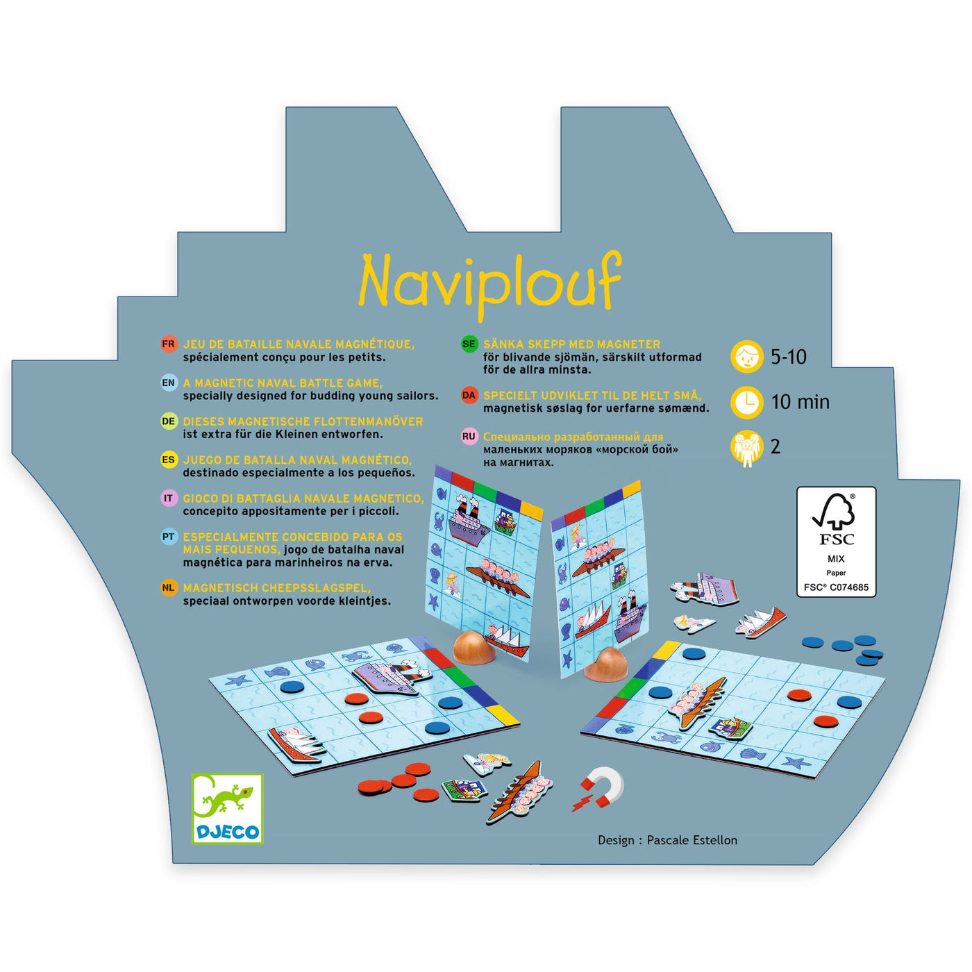 Djeco | zeeslag spel nomad naviplouf
