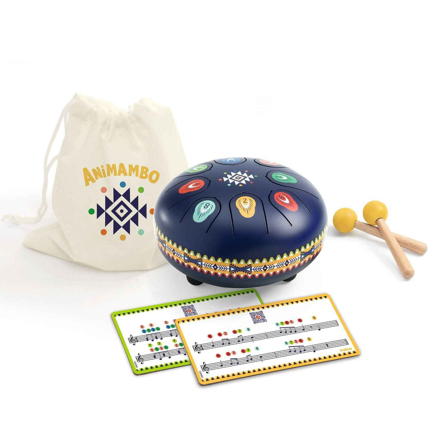 Djeco | tongdrum blauw - 8 noten