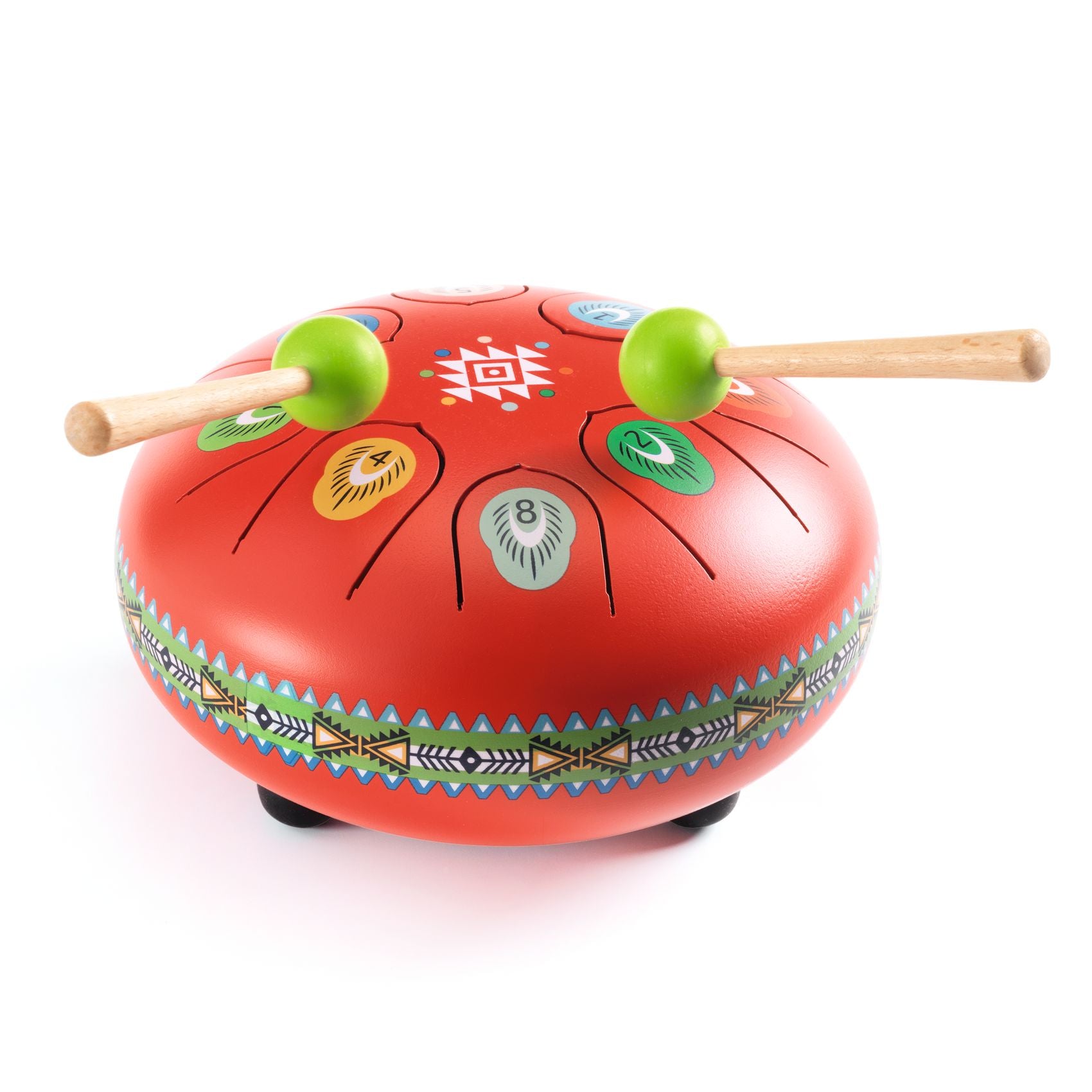 Djeco | tongdrum rood - 8 noten