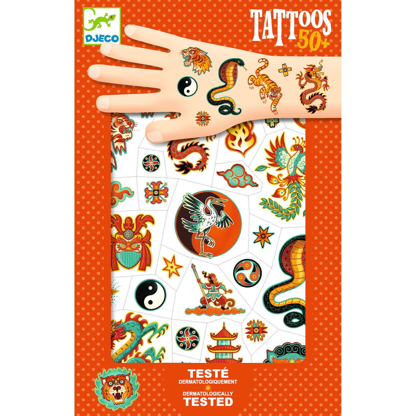 Djeco | tattoos krijgersgeest