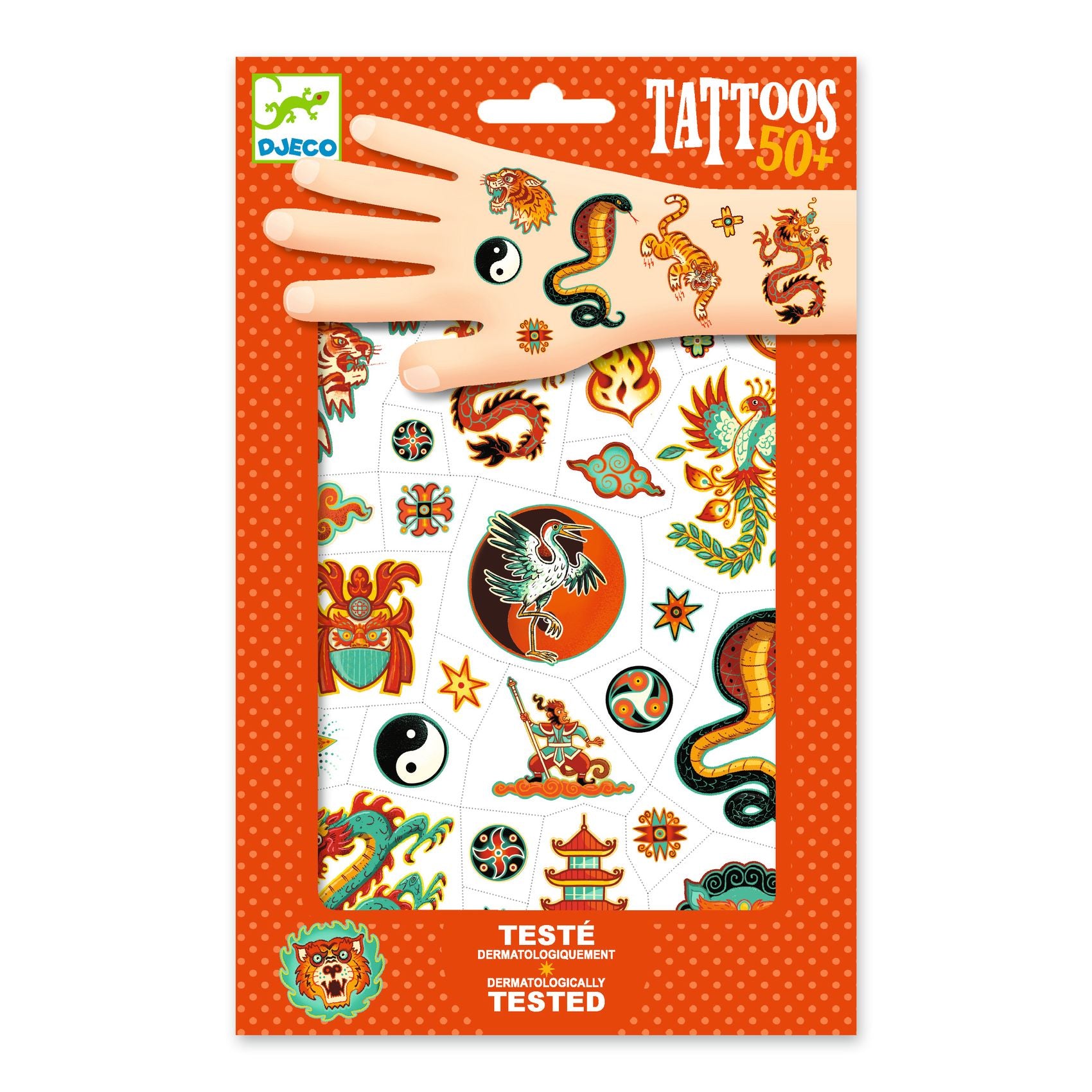 Djeco | tattoos krijgersgeest