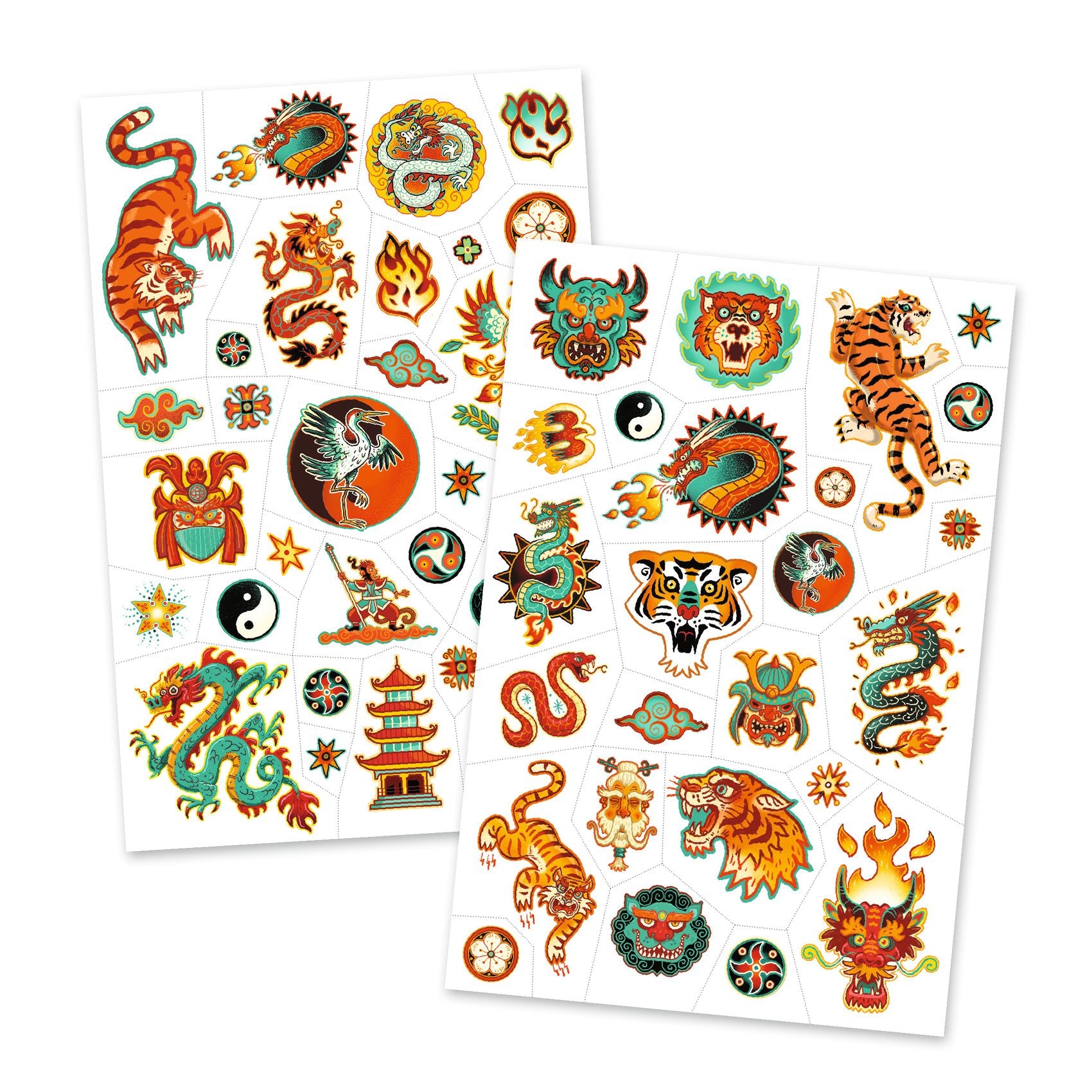 Djeco | tattoos krijgersgeest