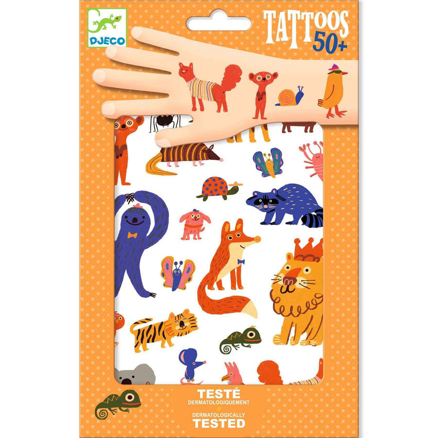 Djeco | tattoos funny animals