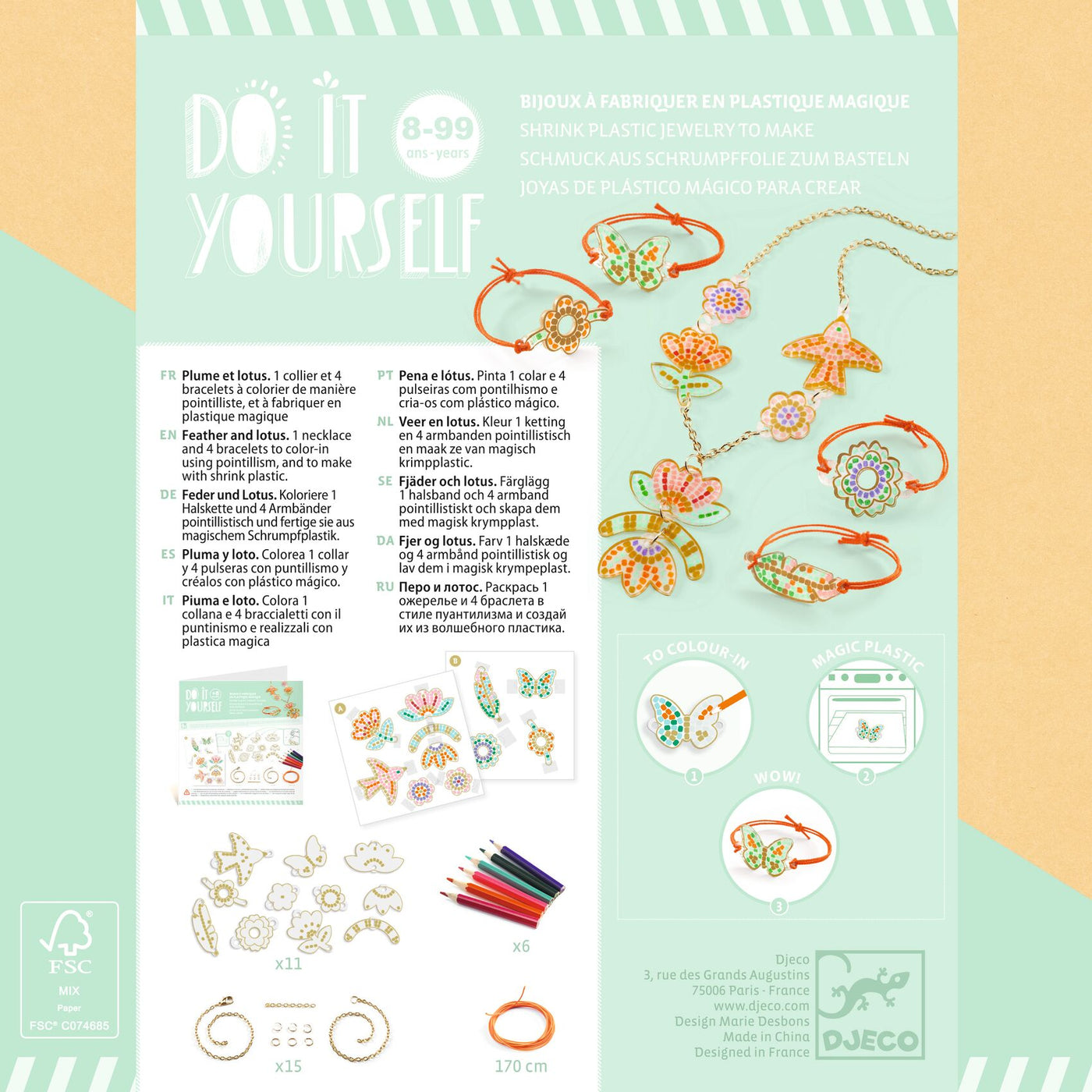 Djeco | do it yourself veer en lotus