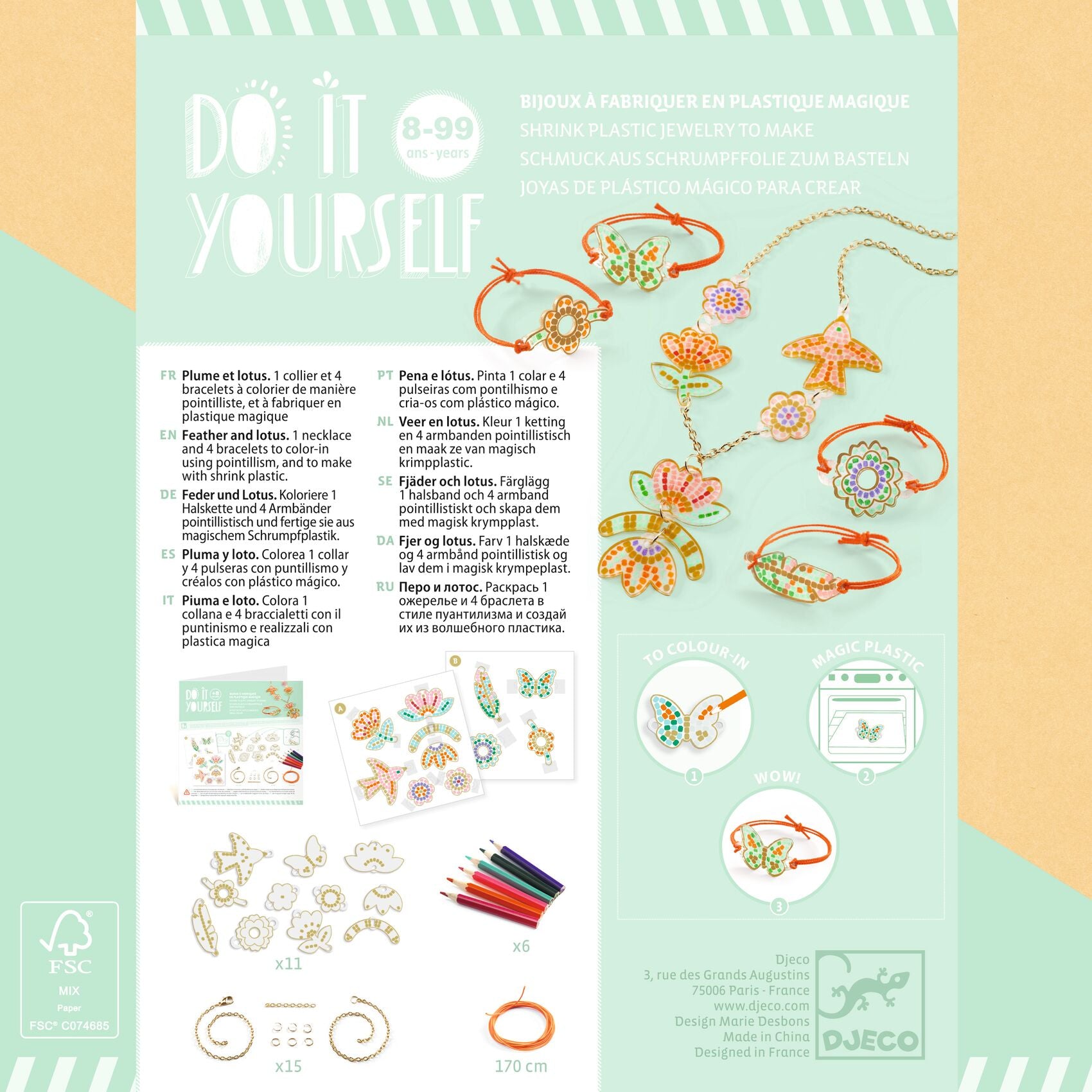 Djeco | do it yourself veer en lotus