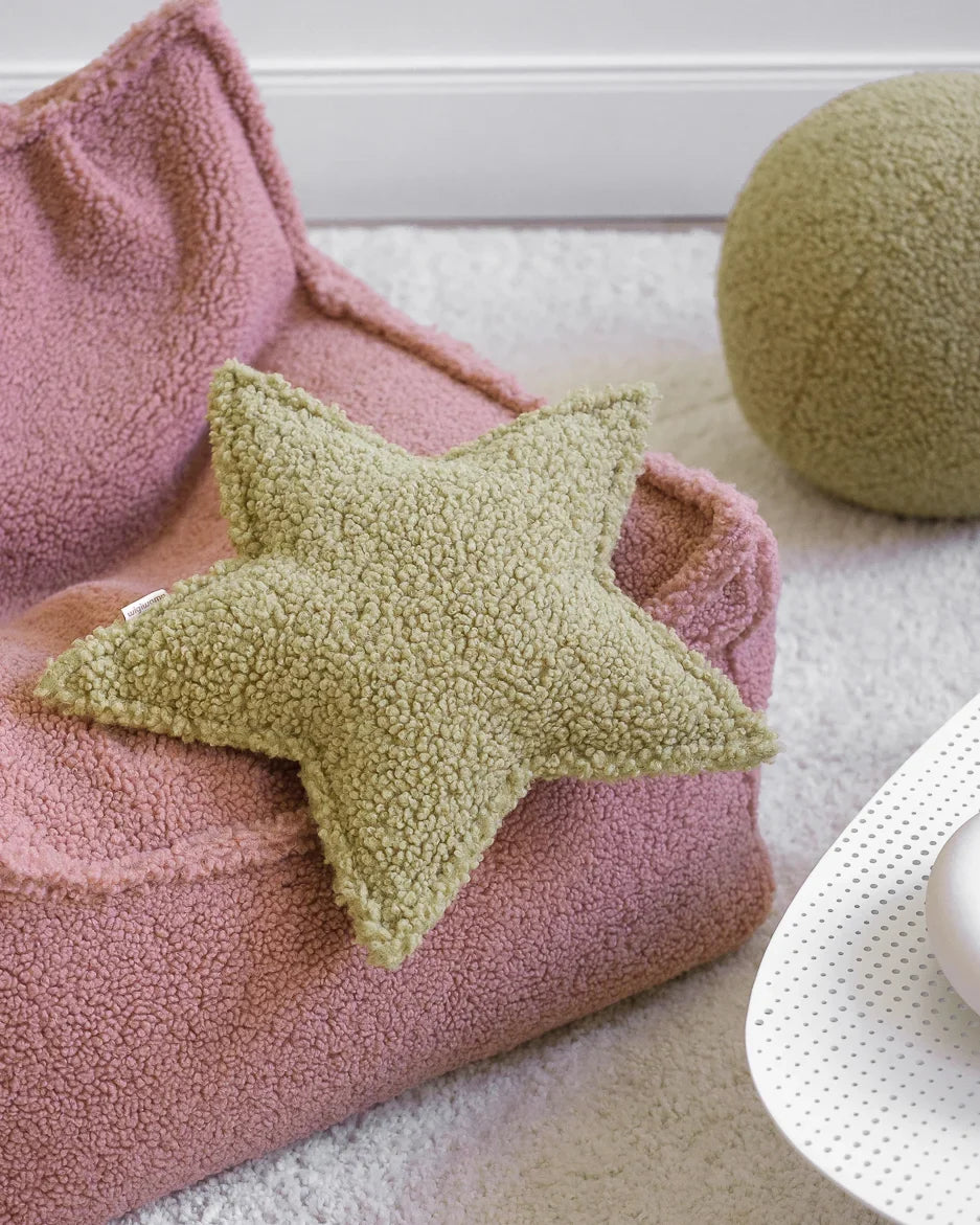 Wigiwama | Sierkussen Matcha Star 37x40cm