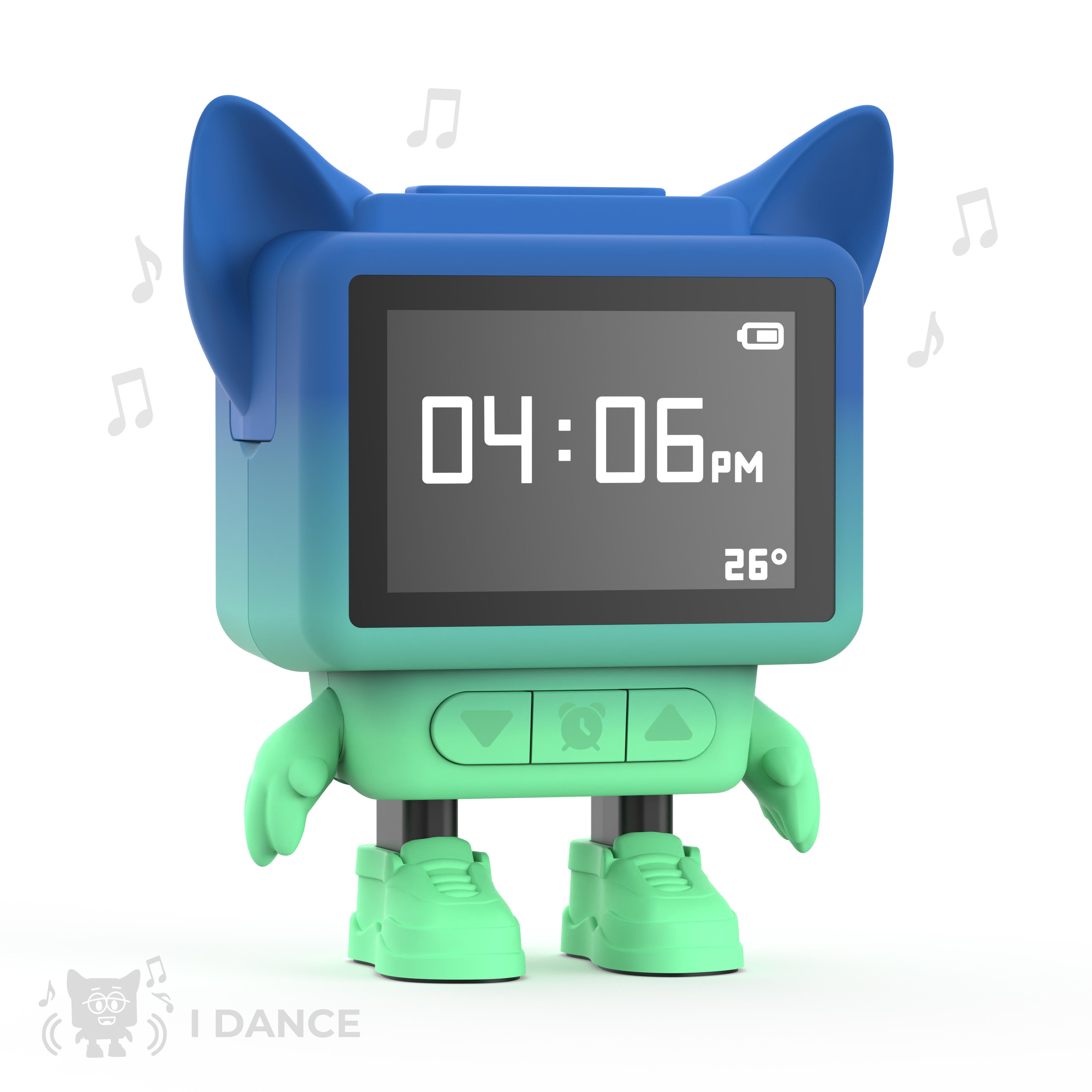 Mob | danicing clock blue