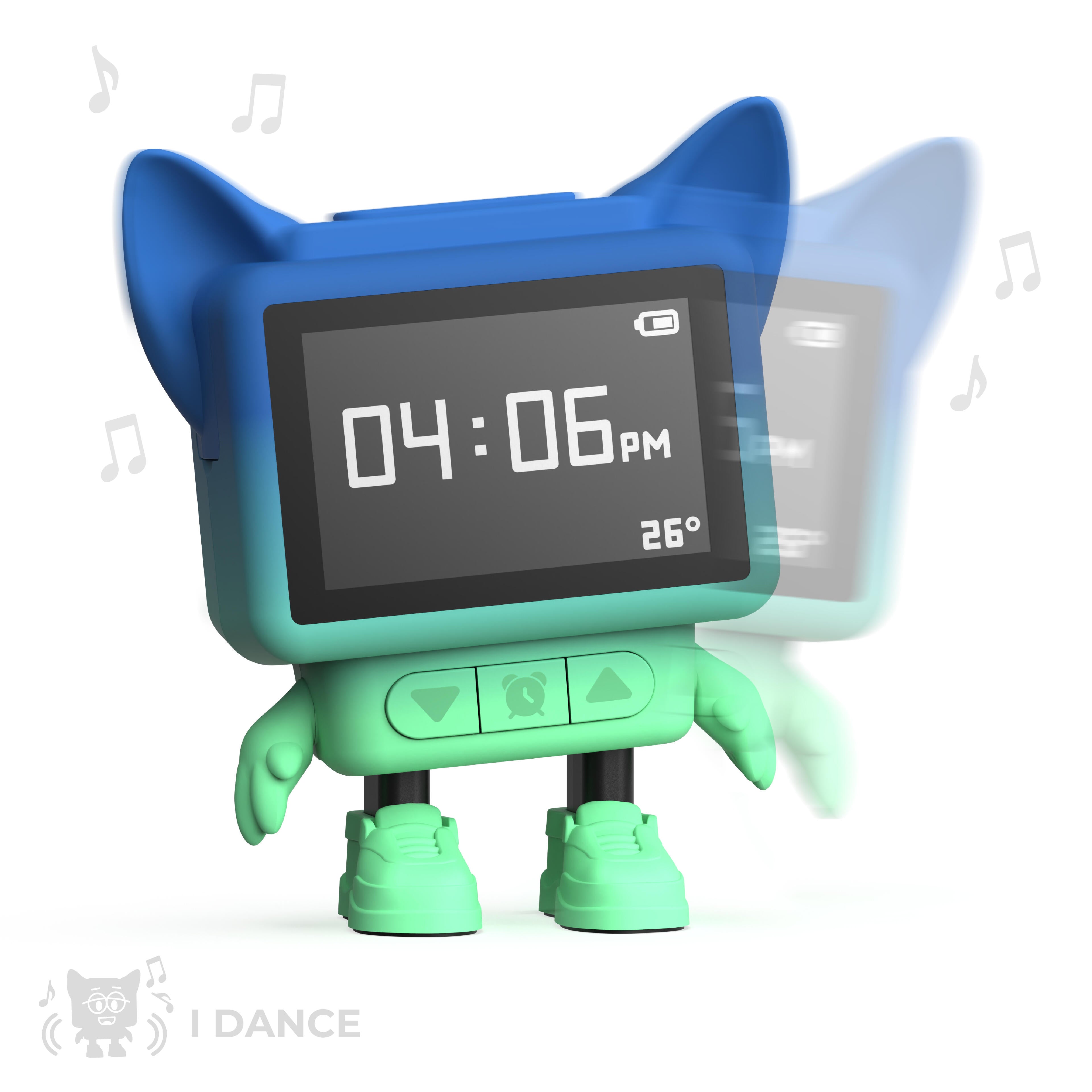 Mob | danicing clock blue
