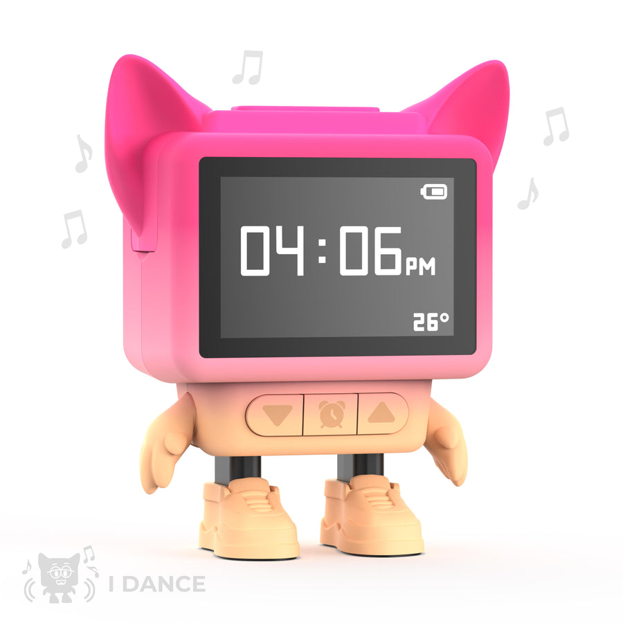 Mob | dancing clock pink