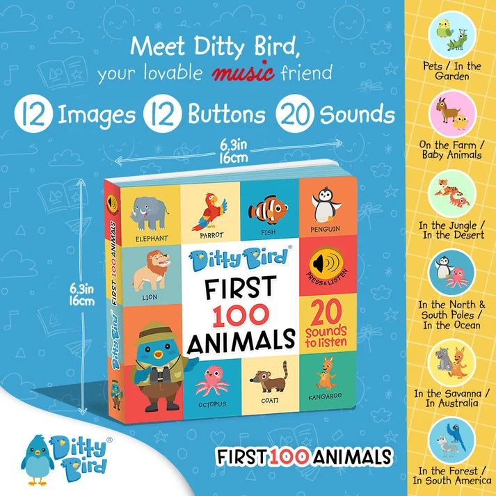 Ditty bird | first 100 animals