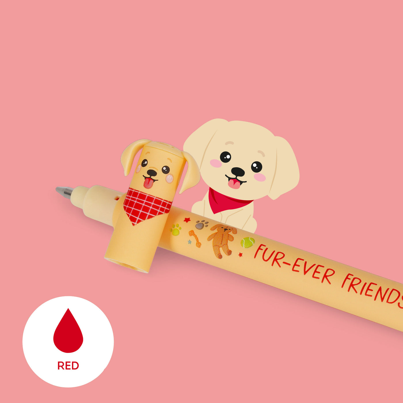 Legami | uitwisbare pennen fur-ever friends 3pack