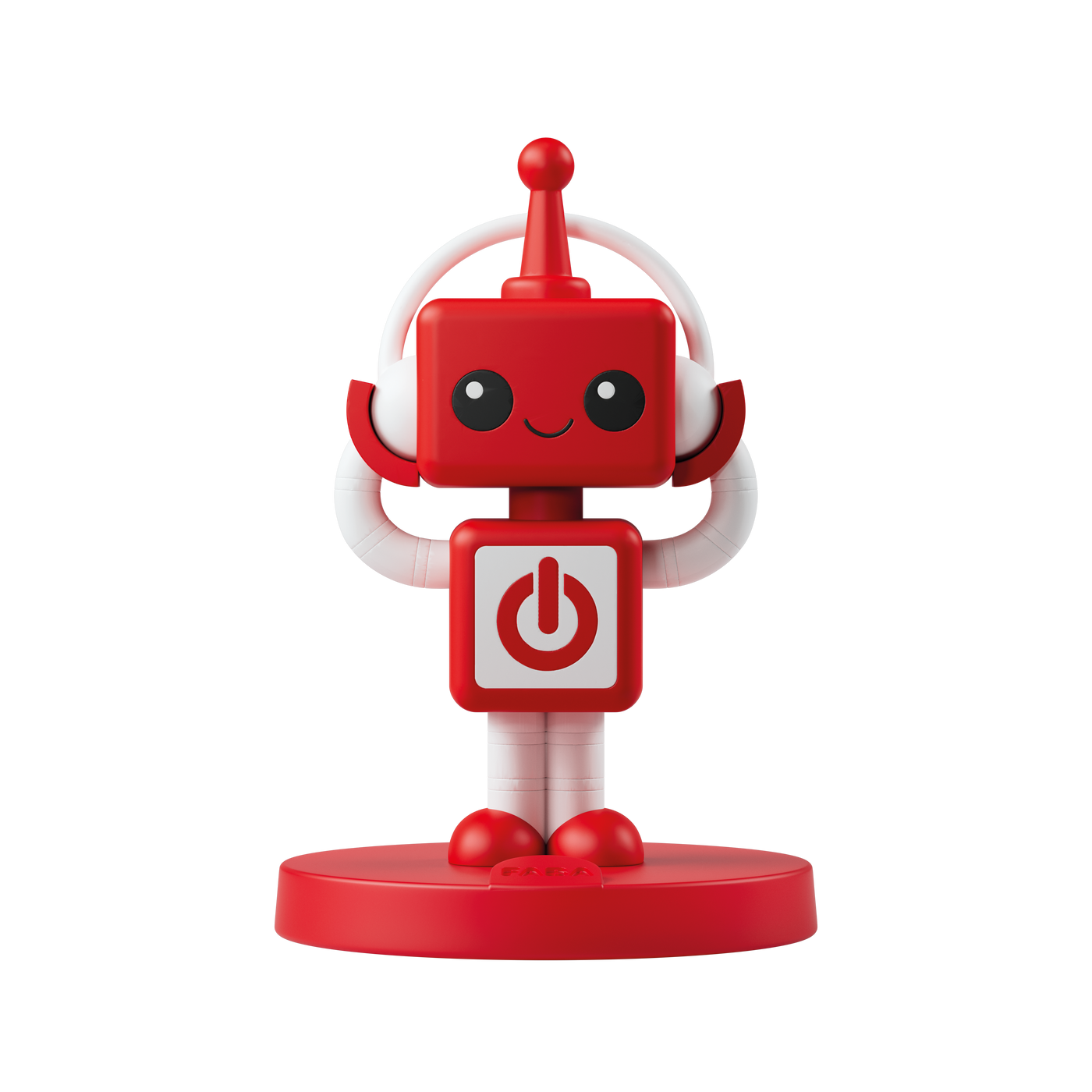 Faba | Educatief Speelgoed Luisterfiguur Faba Me Rood