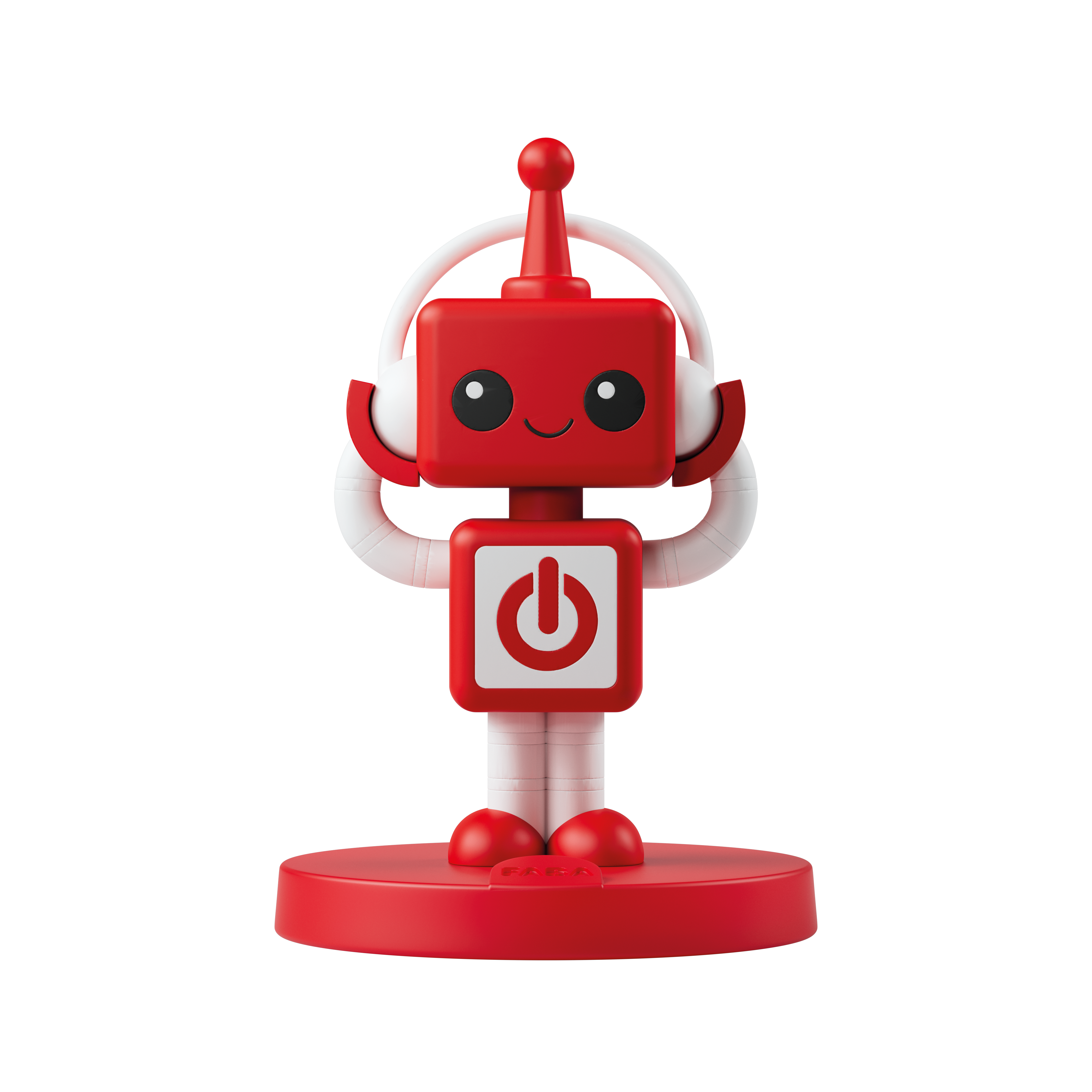 Faba | Educatief Speelgoed Luisterfiguur Faba Me Rood