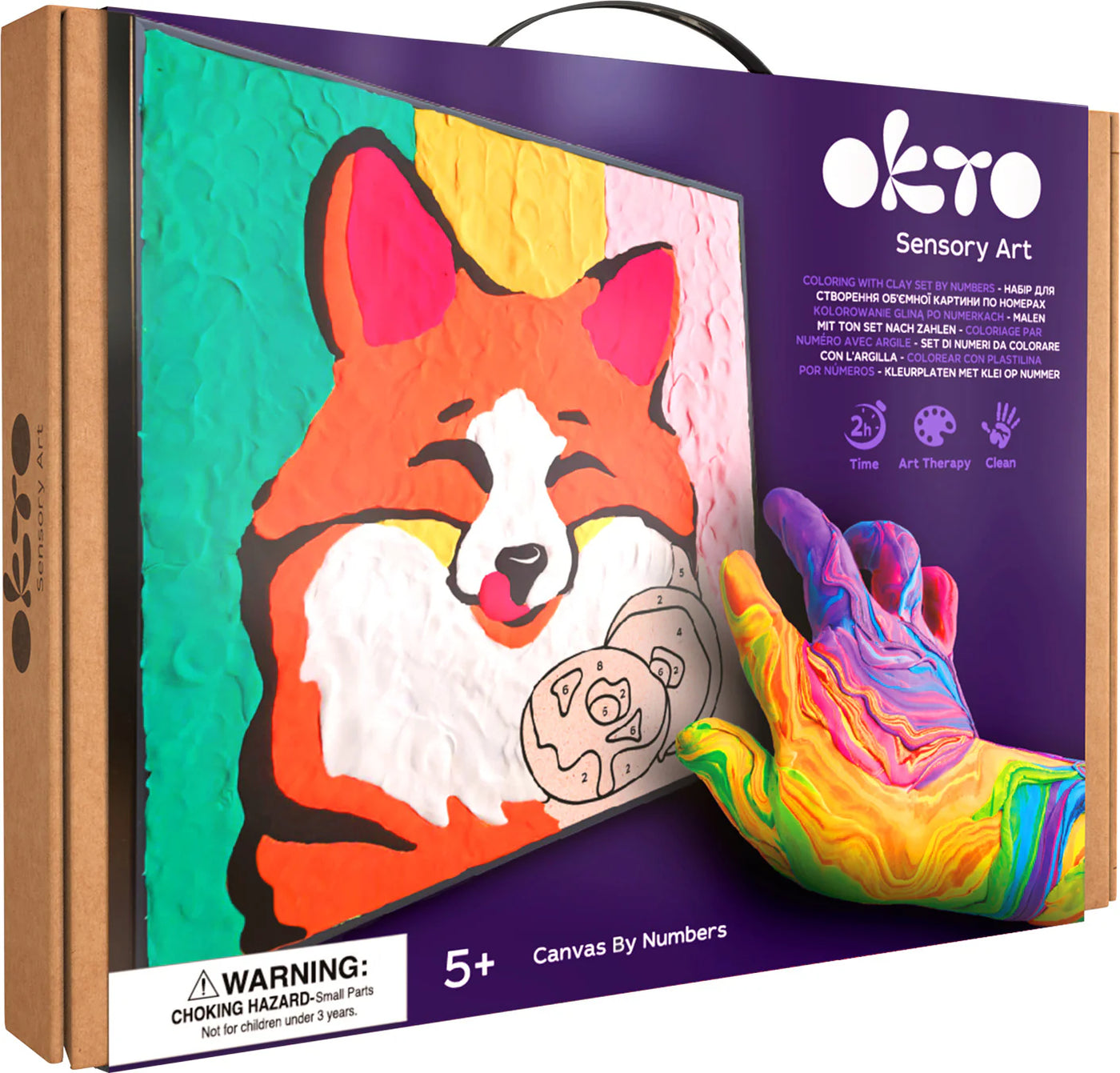 Okto | Sensory Art Coloring By Numbers - Animals - Fox