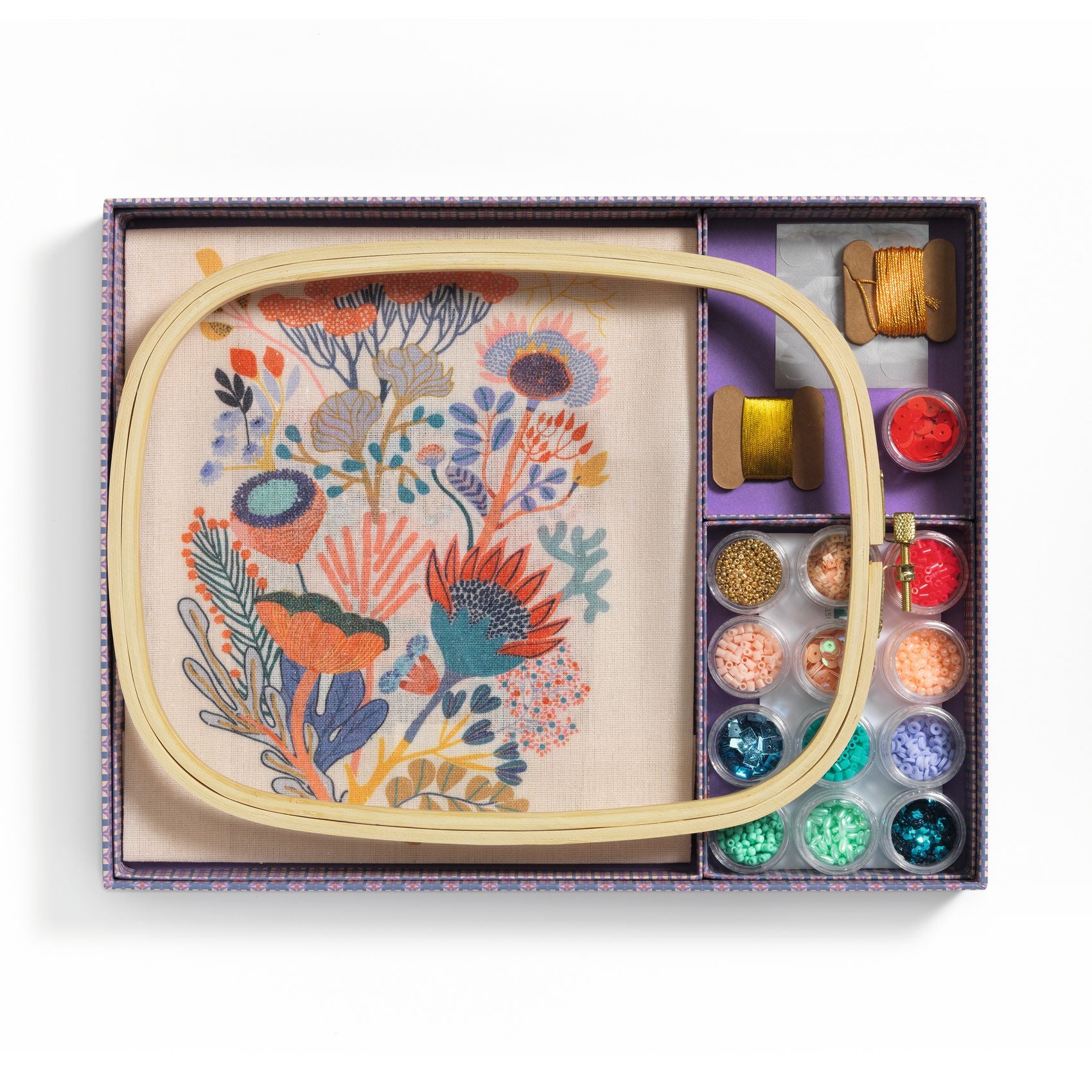Djeco | atelier 58, borduren met kralen