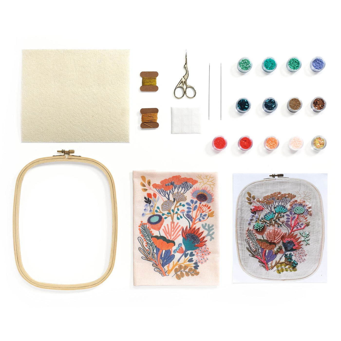 Djeco | atelier 58, borduren met kralen