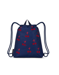 Caramel et cie | gymtas velvet cherries navy