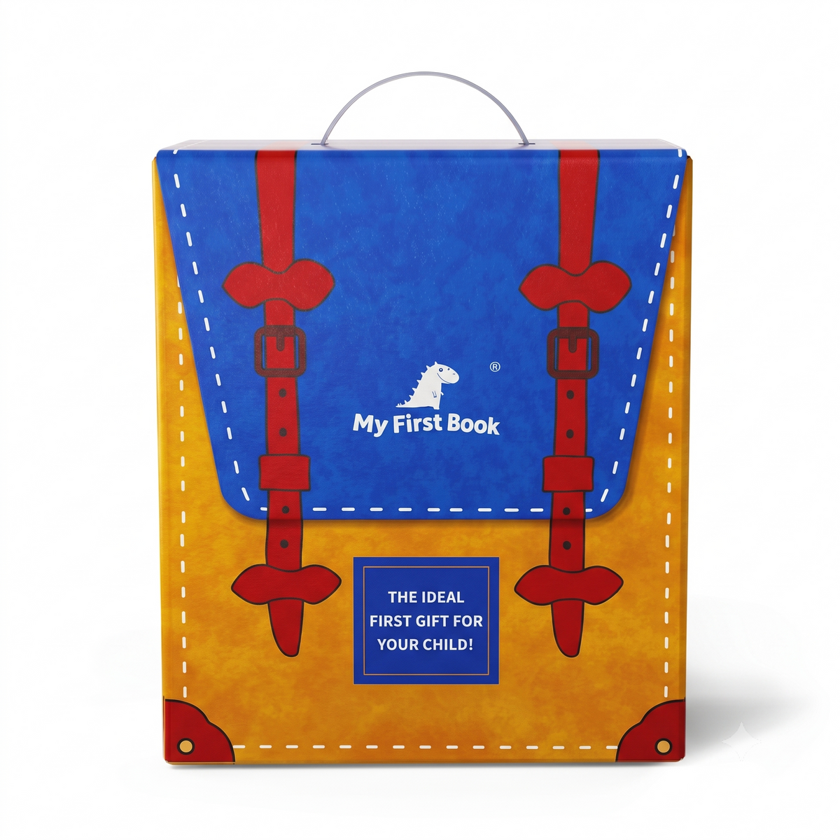 My First Book | geschenkset everyday life rugzak+boek blauw