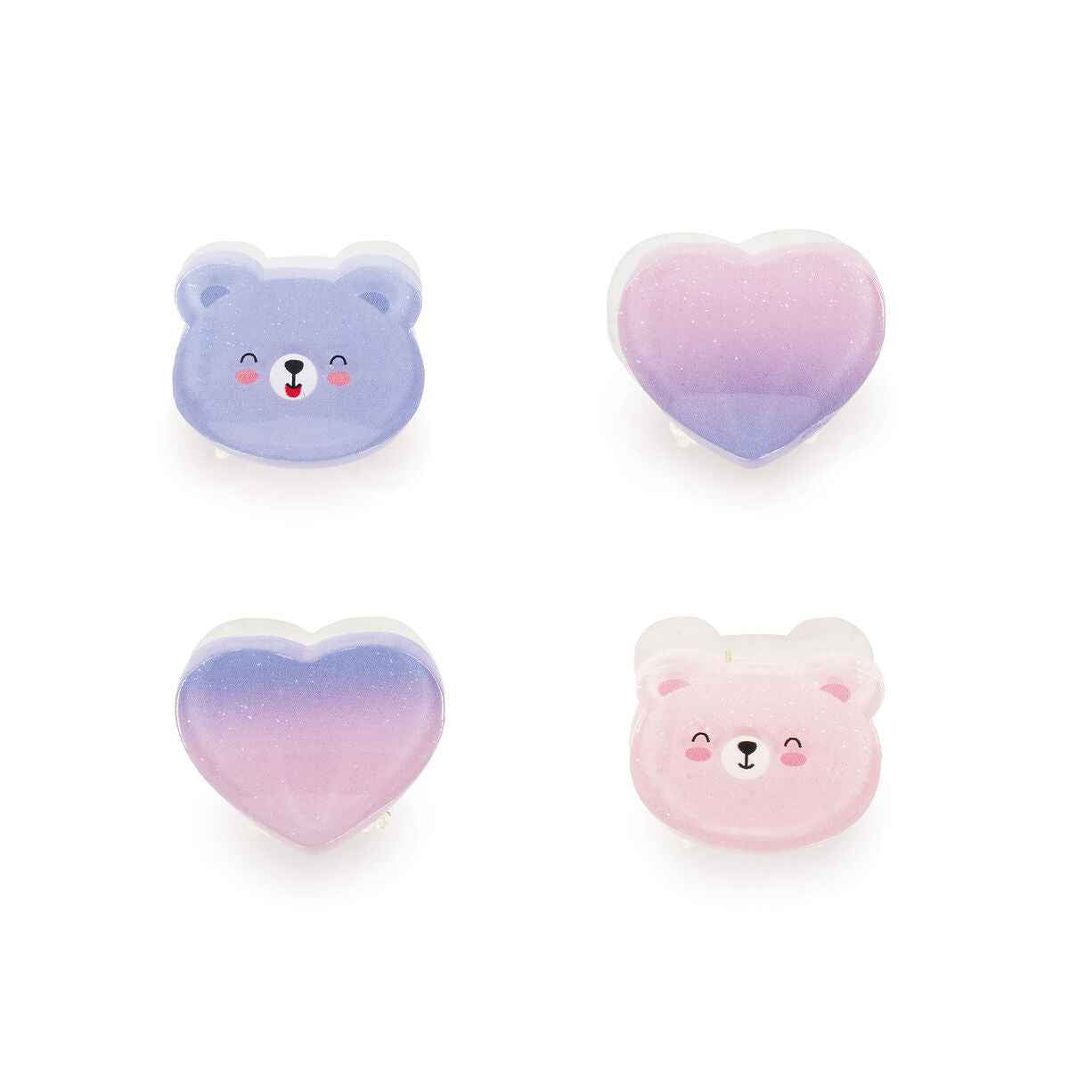 Legami | Haarspeld Teddy Clip Me Up! 4-delig