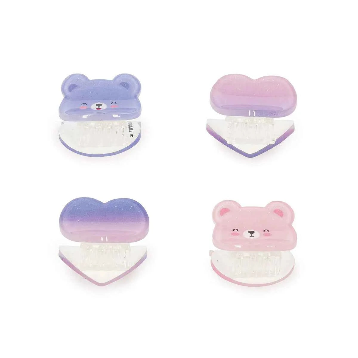 Legami | Haarspeld Teddy Clip Me Up! 4-delig