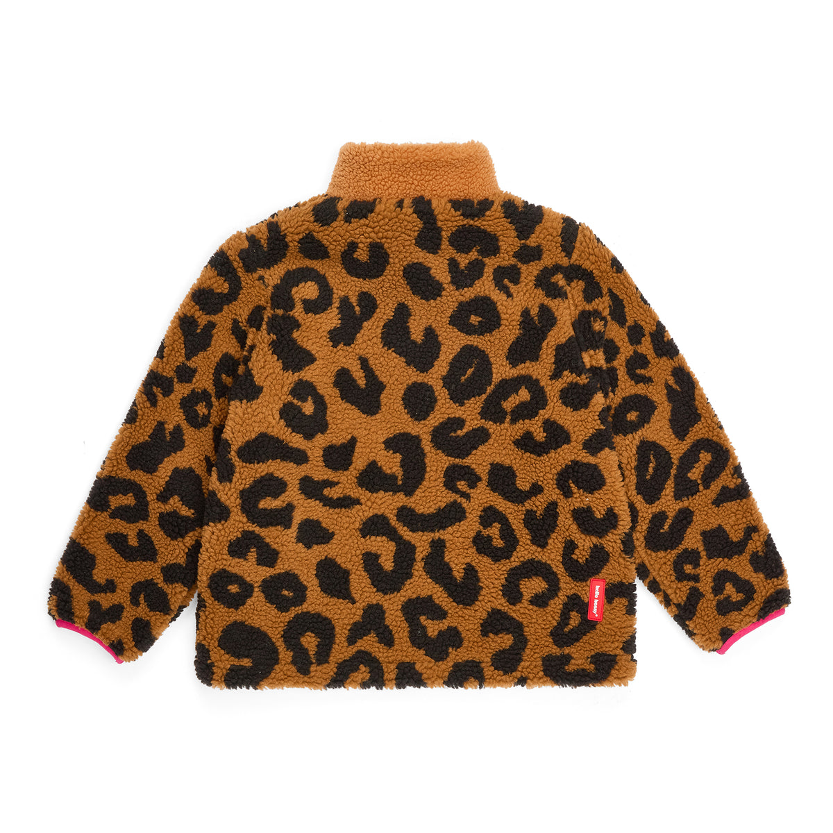 Hello Hossy | mama fleecevest leopard