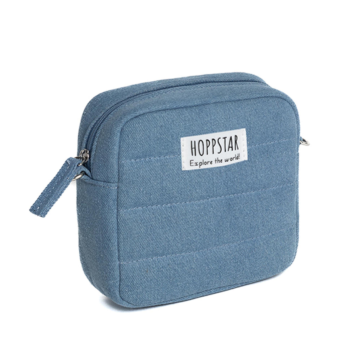 Hoppstar | camera midi tas denim