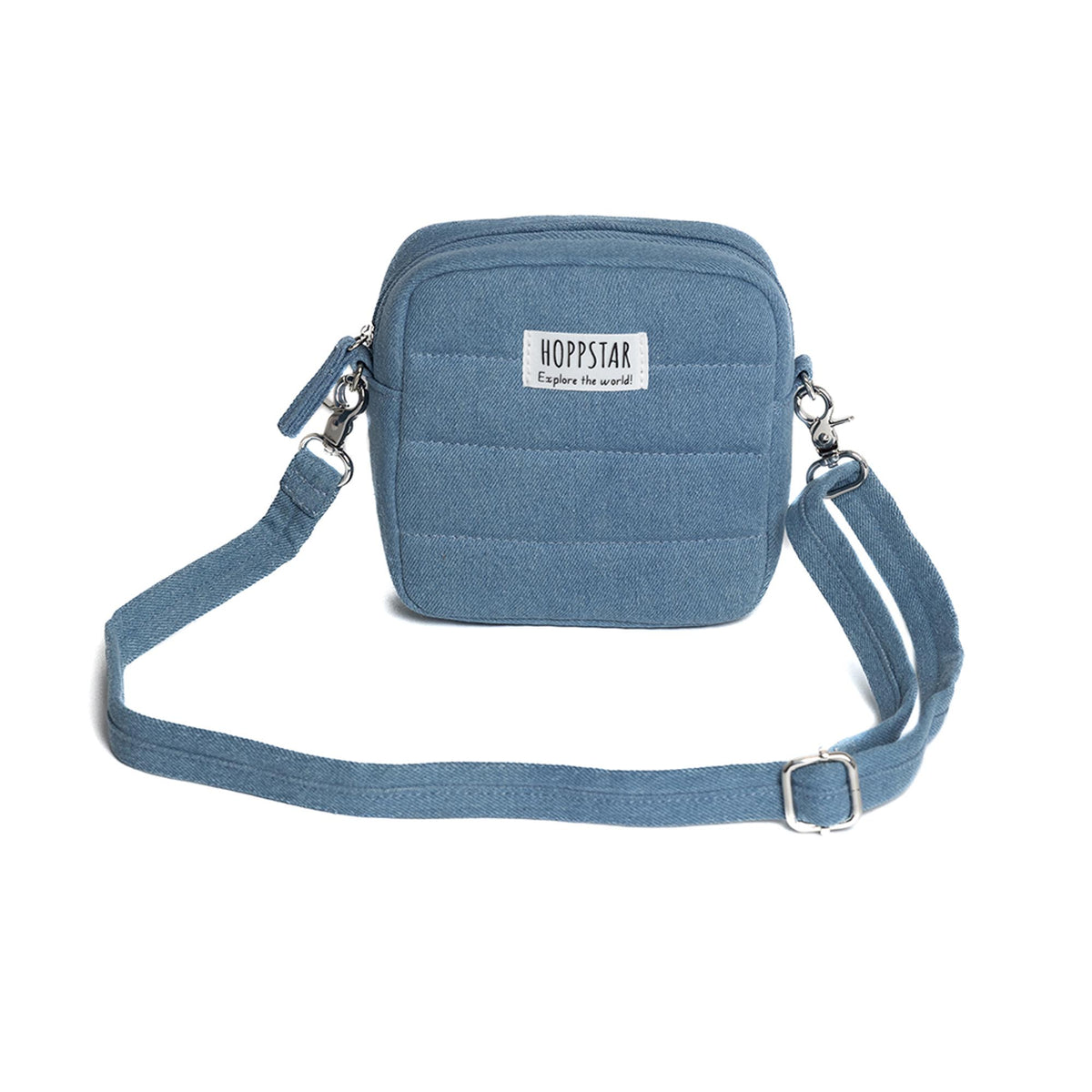 Hoppstar | camera midi tas denim
