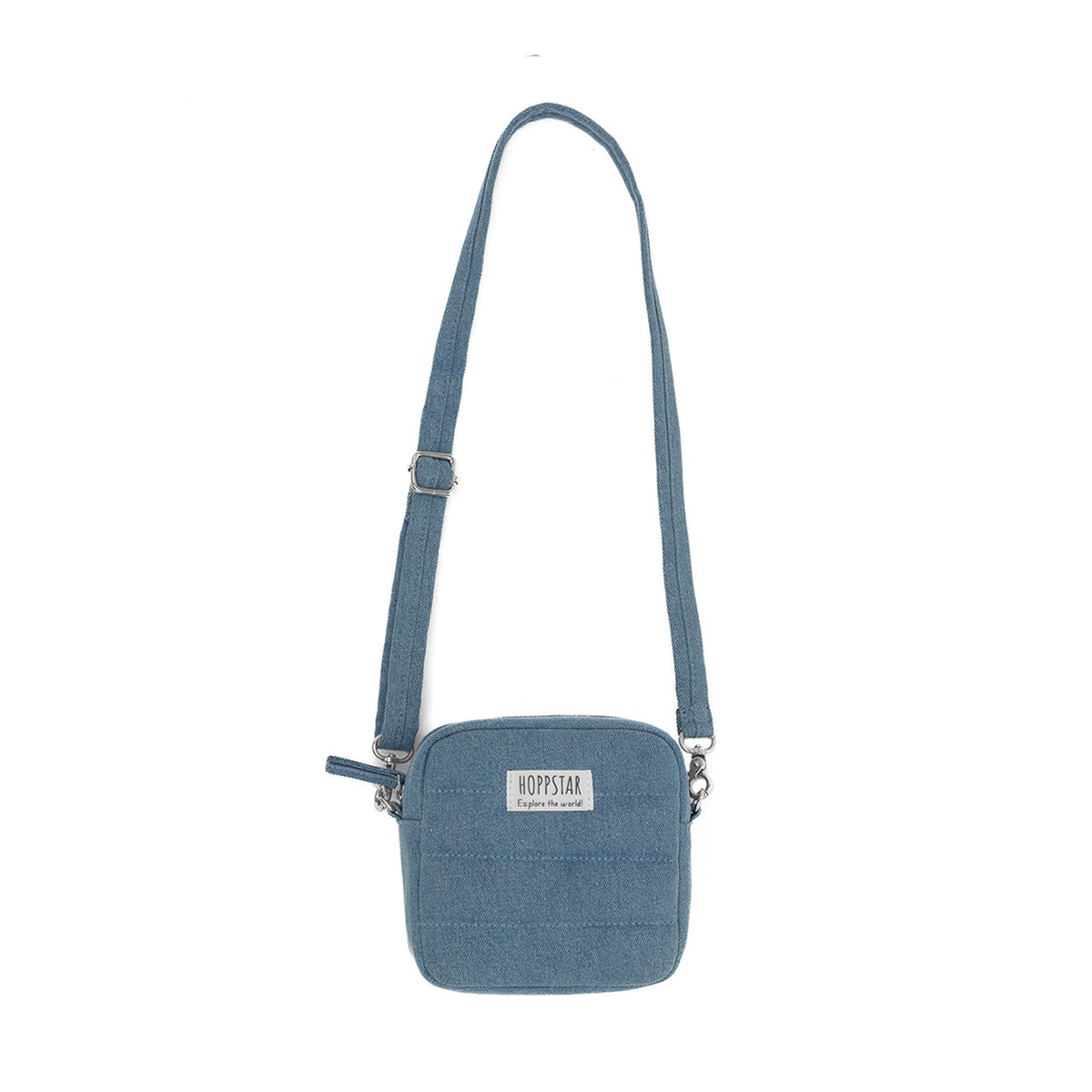 Hoppstar | camera midi tas denim