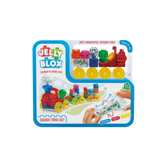 Jelly Blox | squish train set