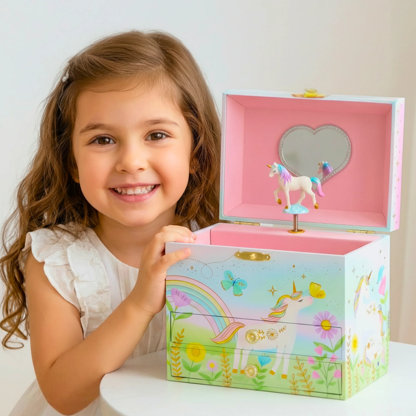 Giggle & Honey | muziekdoos  floral unicorn-Walz Of The Flowers
