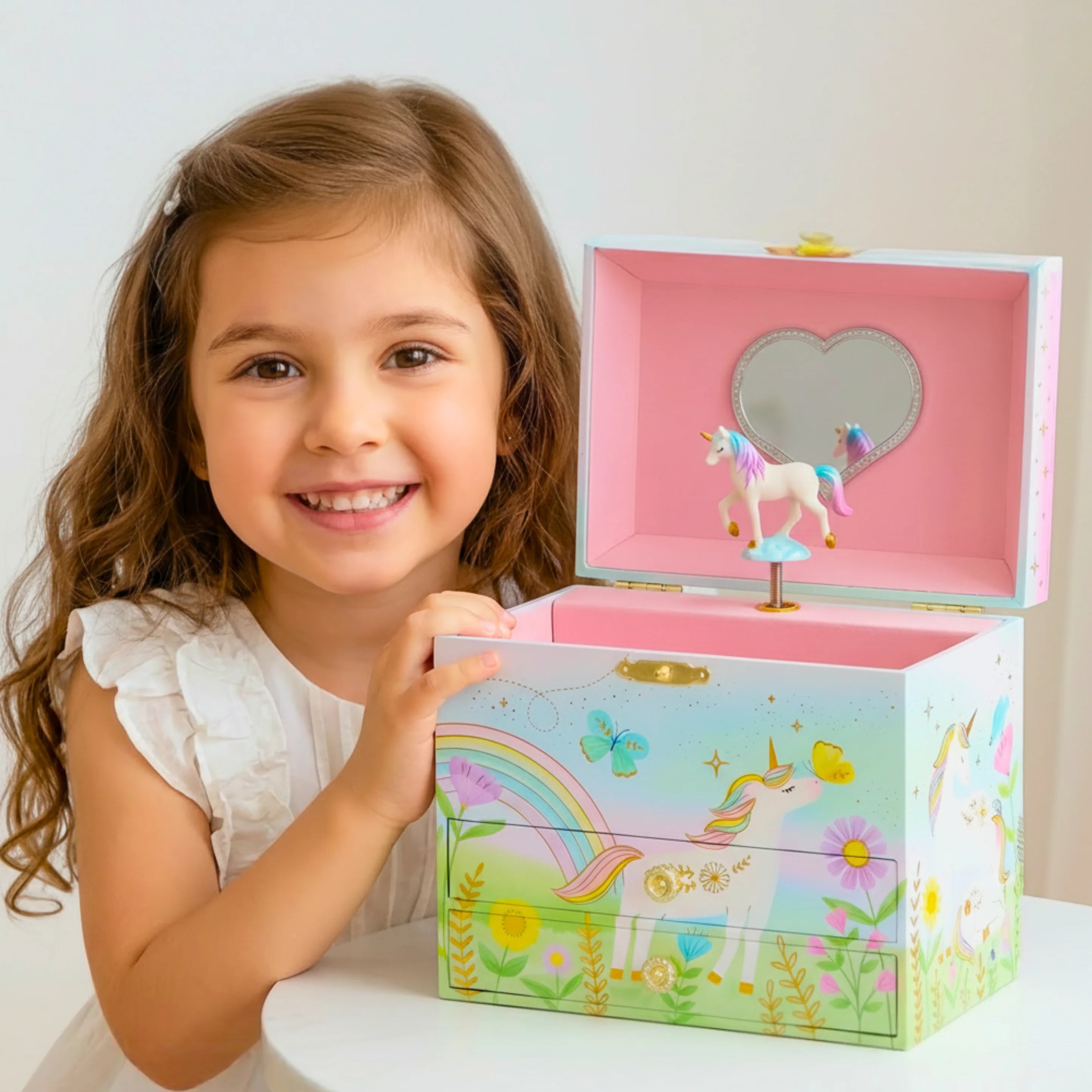 Giggle & Honey | muziekdoos  floral unicorn-Walz Of The Flowers