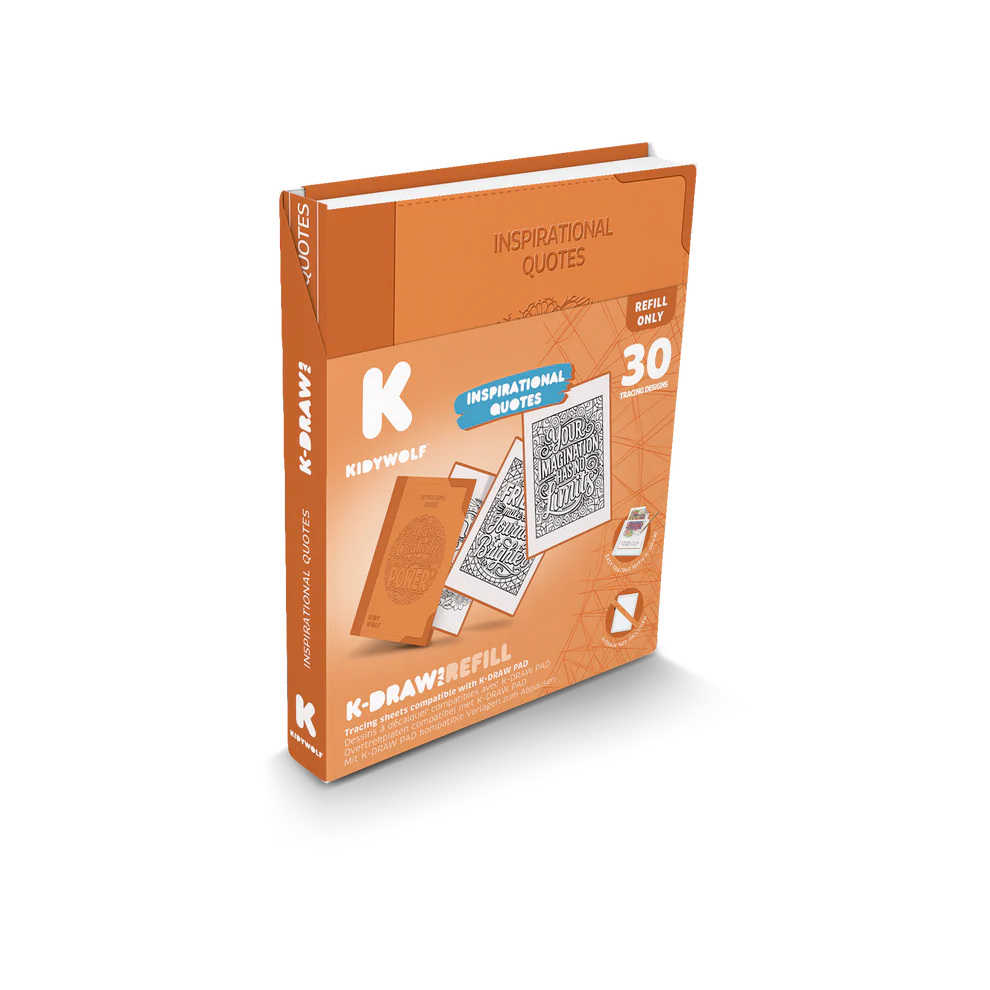 Kidywolf | K draw pad refill quote 10y+