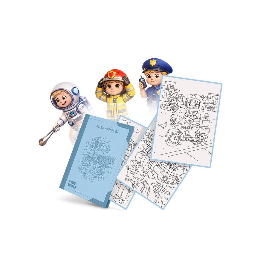 Kidywolf | Kidydraw pad refill everyday heroes 6y+
