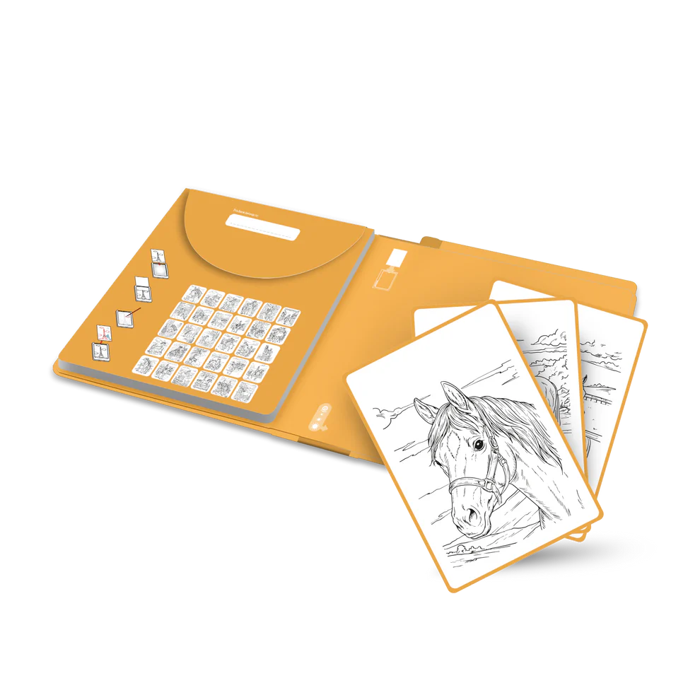 Kidywolf | kidydraw pad refill horses 8y+