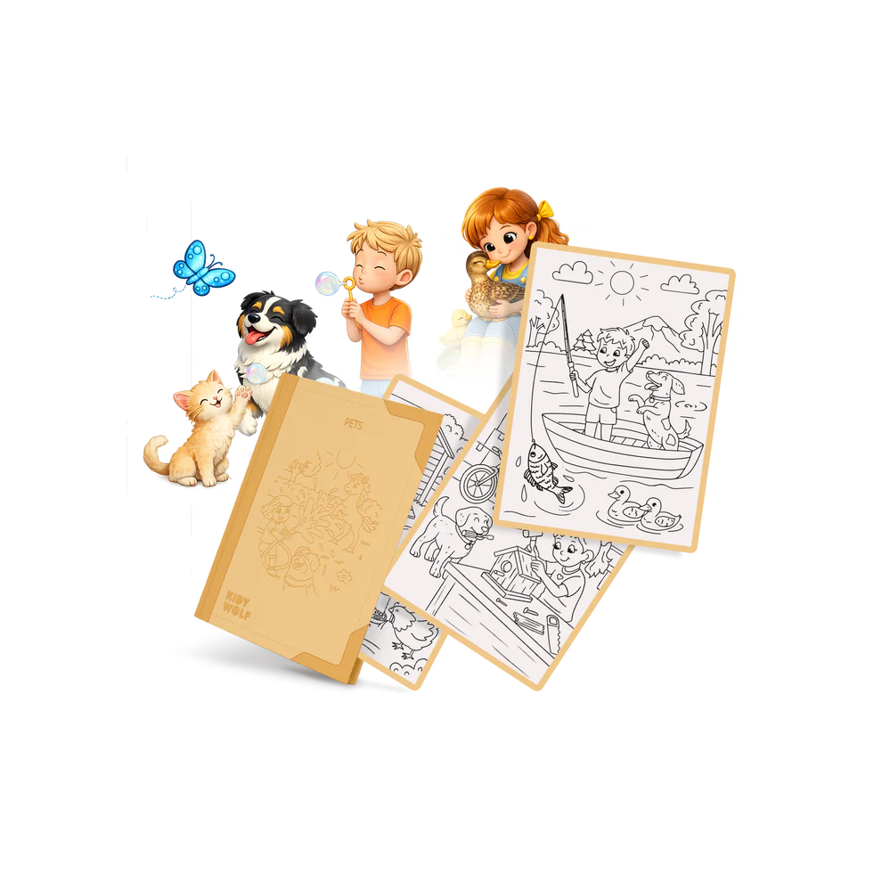 Kidywolf | kidydraw pad refill pets 6y+