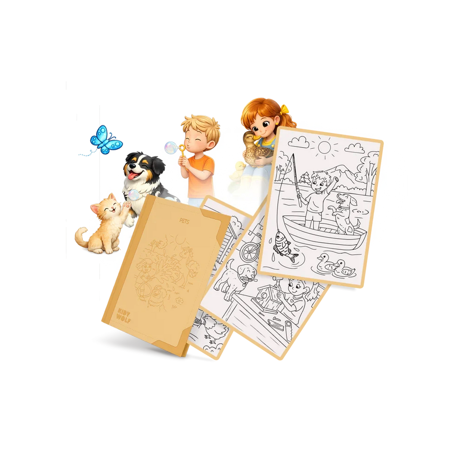 Kidywolf | kidydraw pad refill pets 6y+