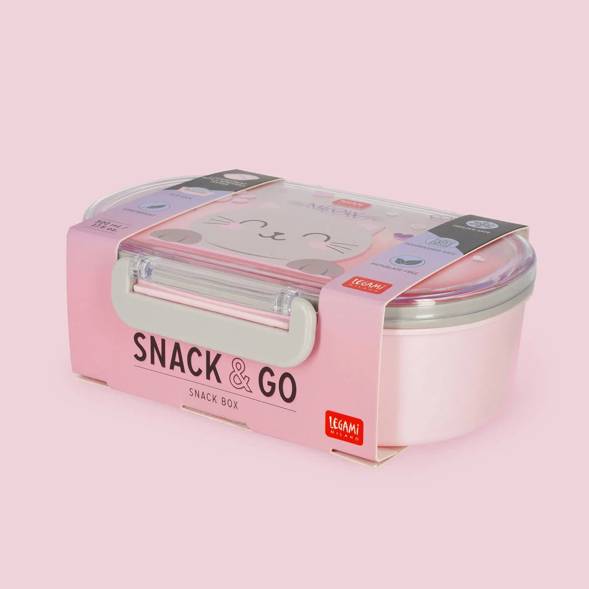 Legami | snackbox snack & go kitty