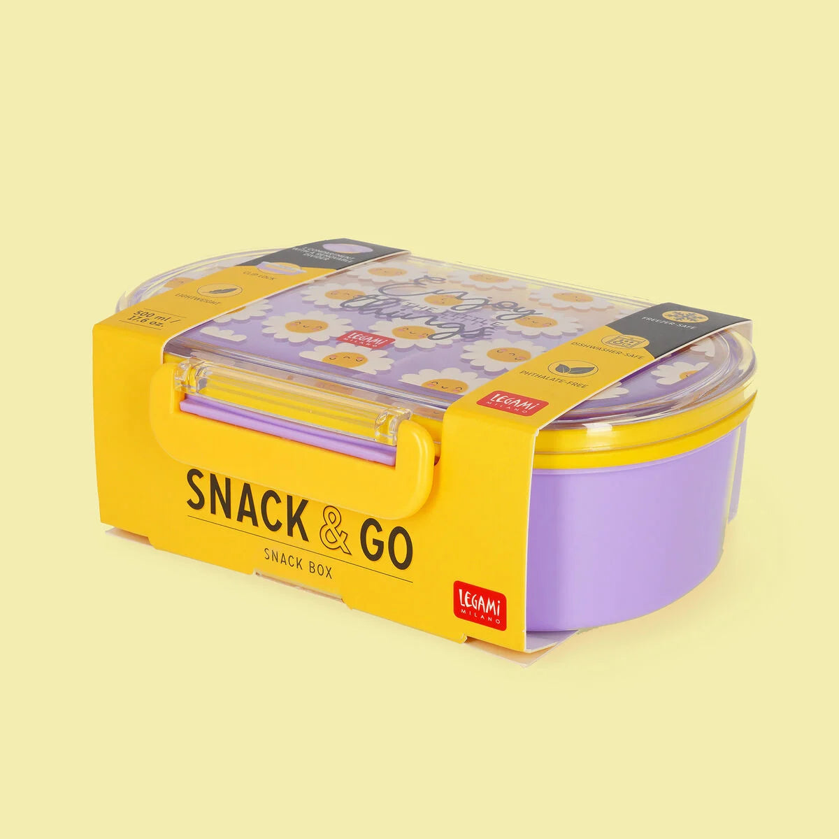 Legami | Snackbox Daisy Snack & Go 500ml