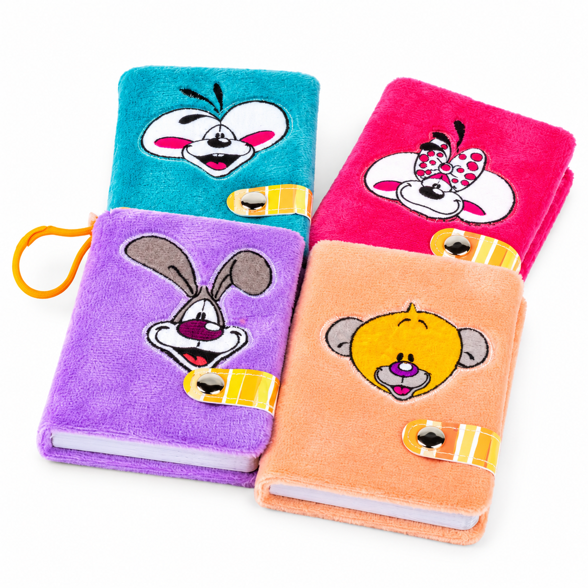 Diddl | notitieboek mini pluche met sleutelhanger 1pcs