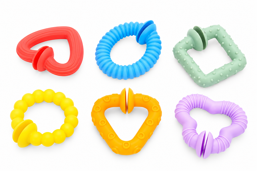 Tickit | silisoft pop loops regenboog