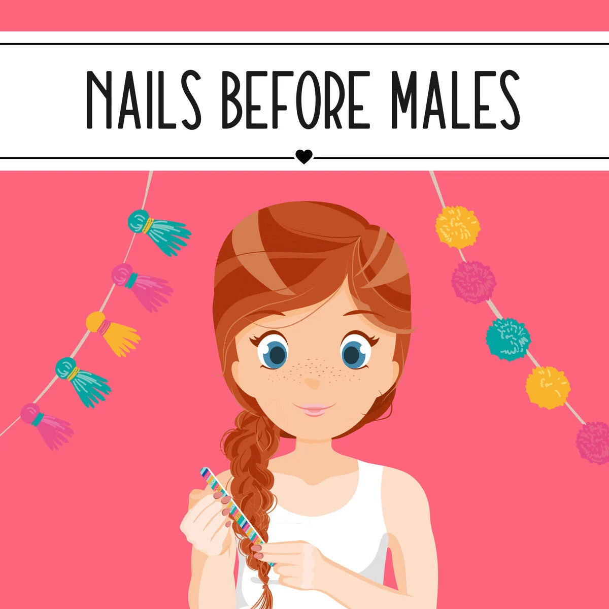 Legami | Nagelvijl Nails Before Males Nail Files Llama 3-pack