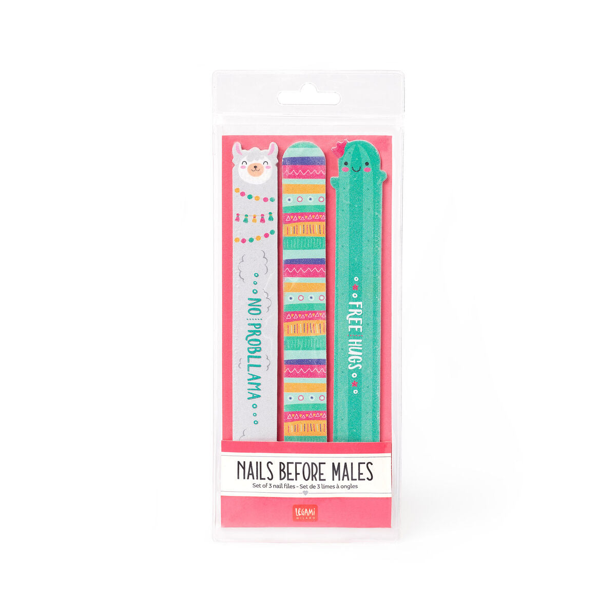Legami | Nagelvijl Nails Before Males Nail Files Llama 3-pack