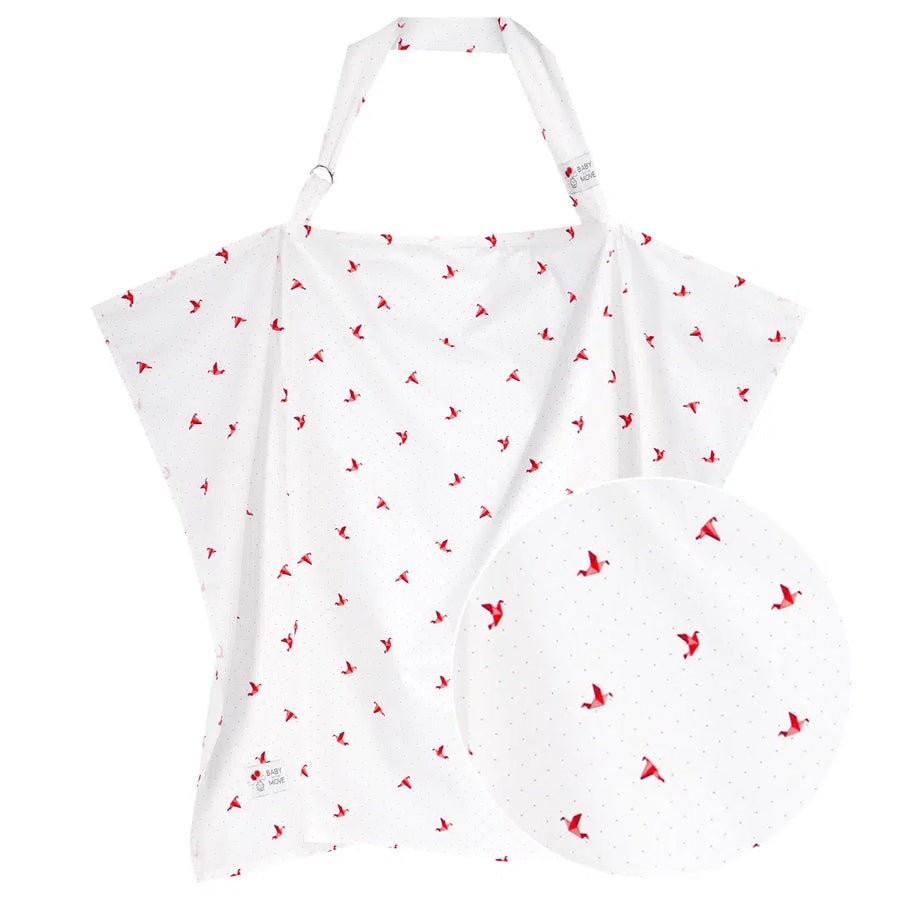 Owego Borstvoedingsdoek Nursing Cocoon Birds Coral